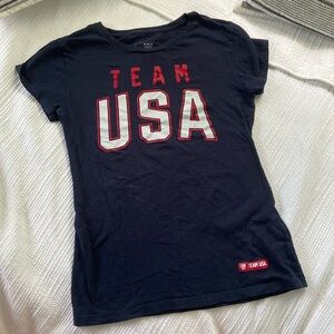 Team USA navy blue t-shirt fitted youth XL t-shirt